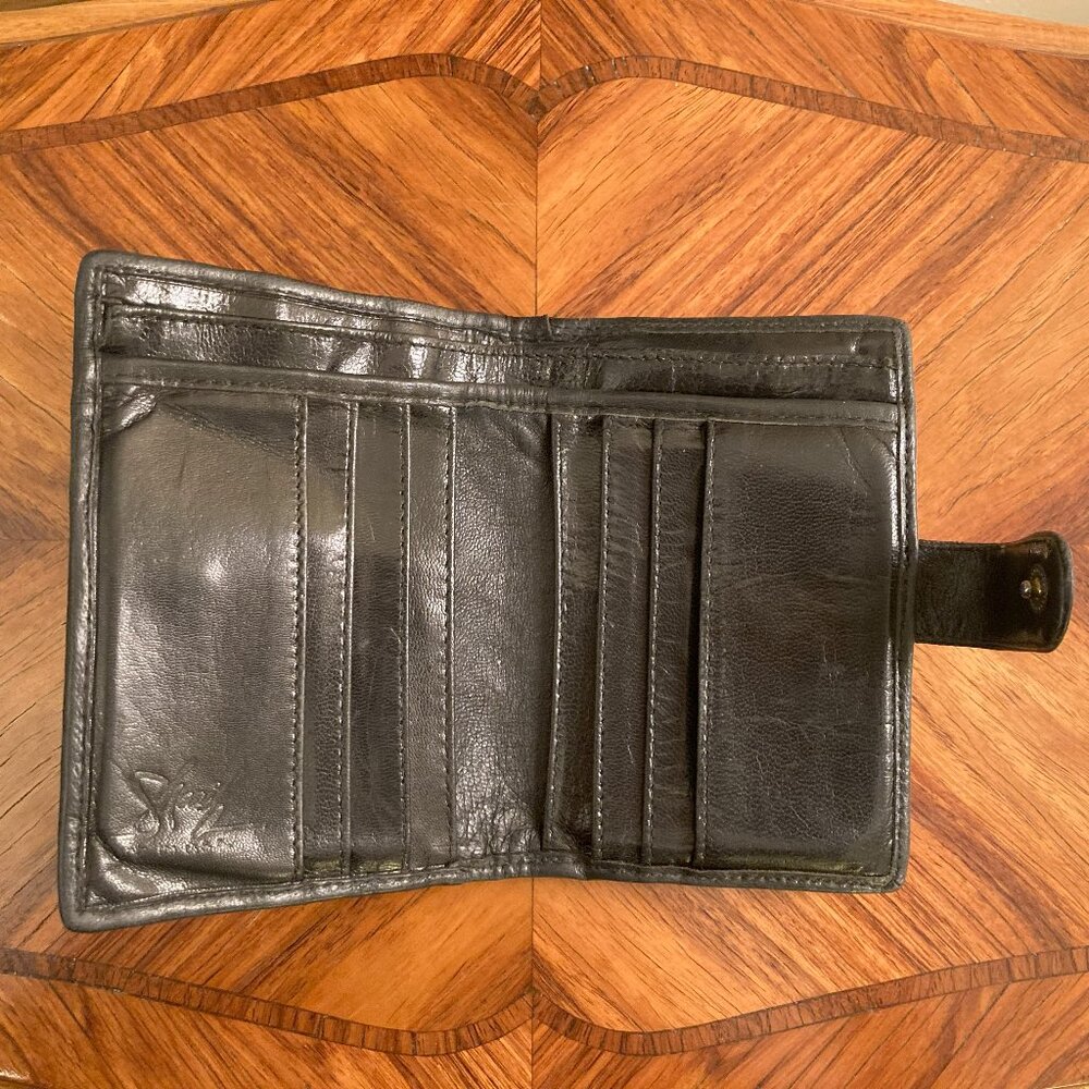 Sharif Leather Wallet - đź’ŻAuthentic - Picture 3 of 13